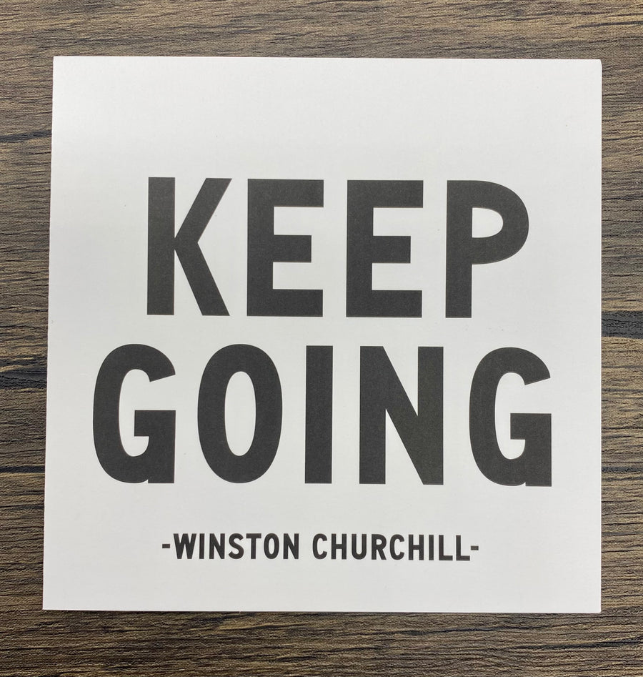 Quotable Card: Keep Going