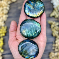 Labradorite Palm Stone $24