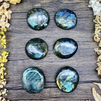 Labradorite Palm Stone $24