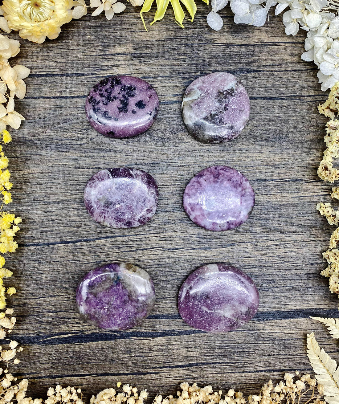 Lepidolite Medallion