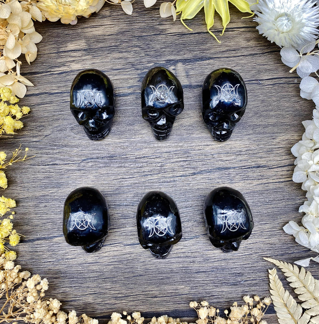 Black Onyx Skull