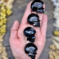 Black Onyx Skull