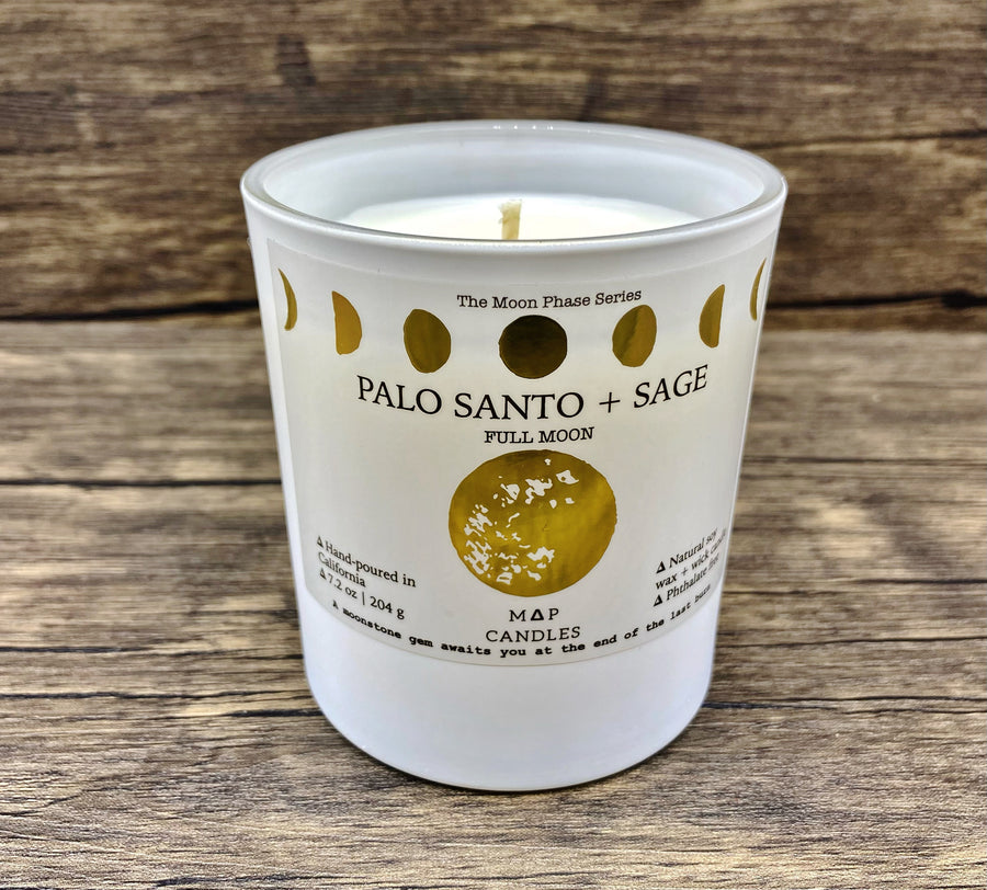 Palo Santo Sage Moon Candle