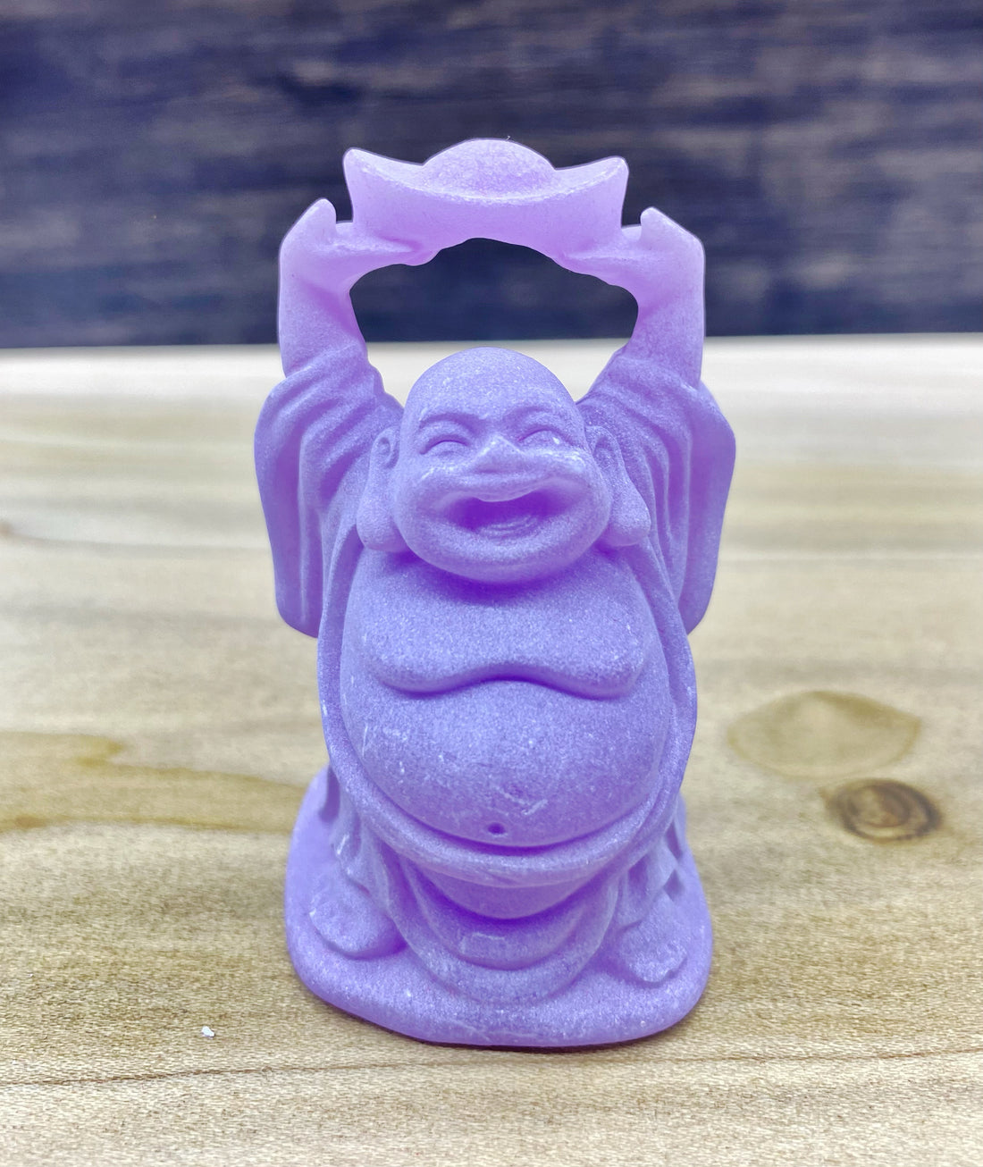 Purple Buddha Figurine 2"