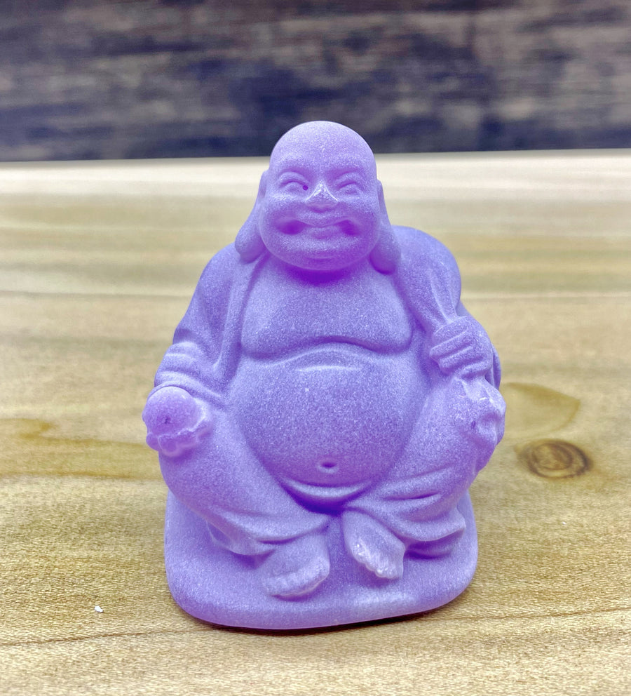 Purple Buddha Figurine 2"