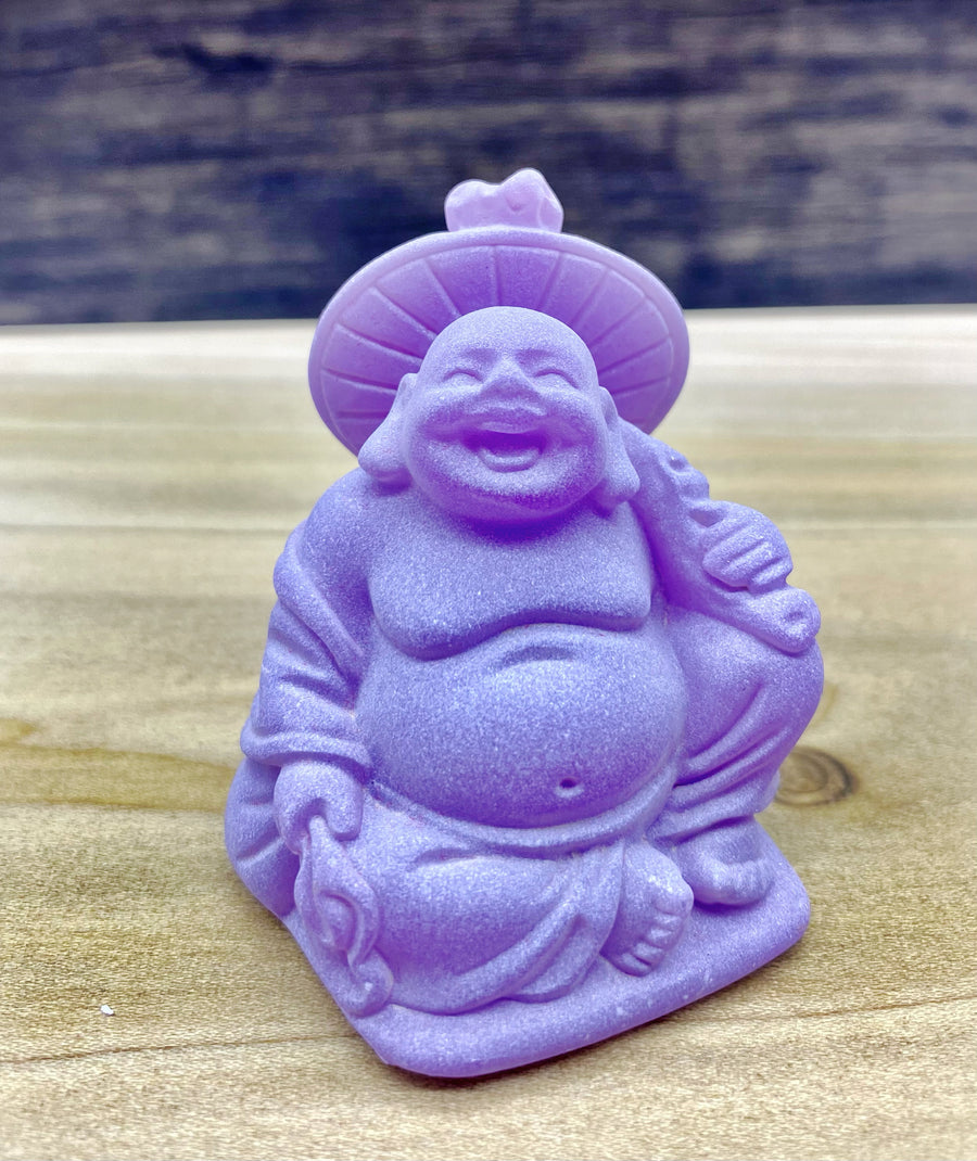 Purple Buddha Figurine 2"