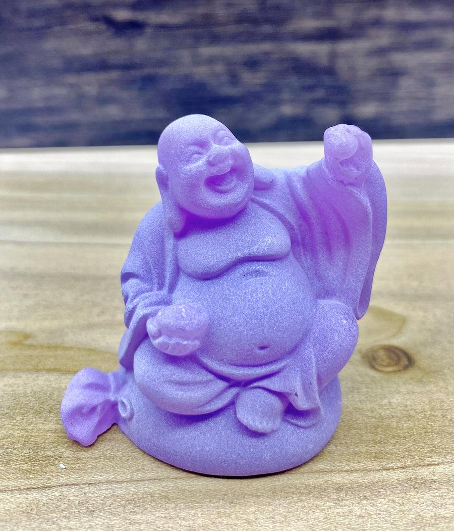 Purple Buddha Figurine 2"