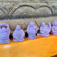 Purple Buddha Figurine 2"