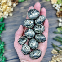 Pyrite Tumbled Stone