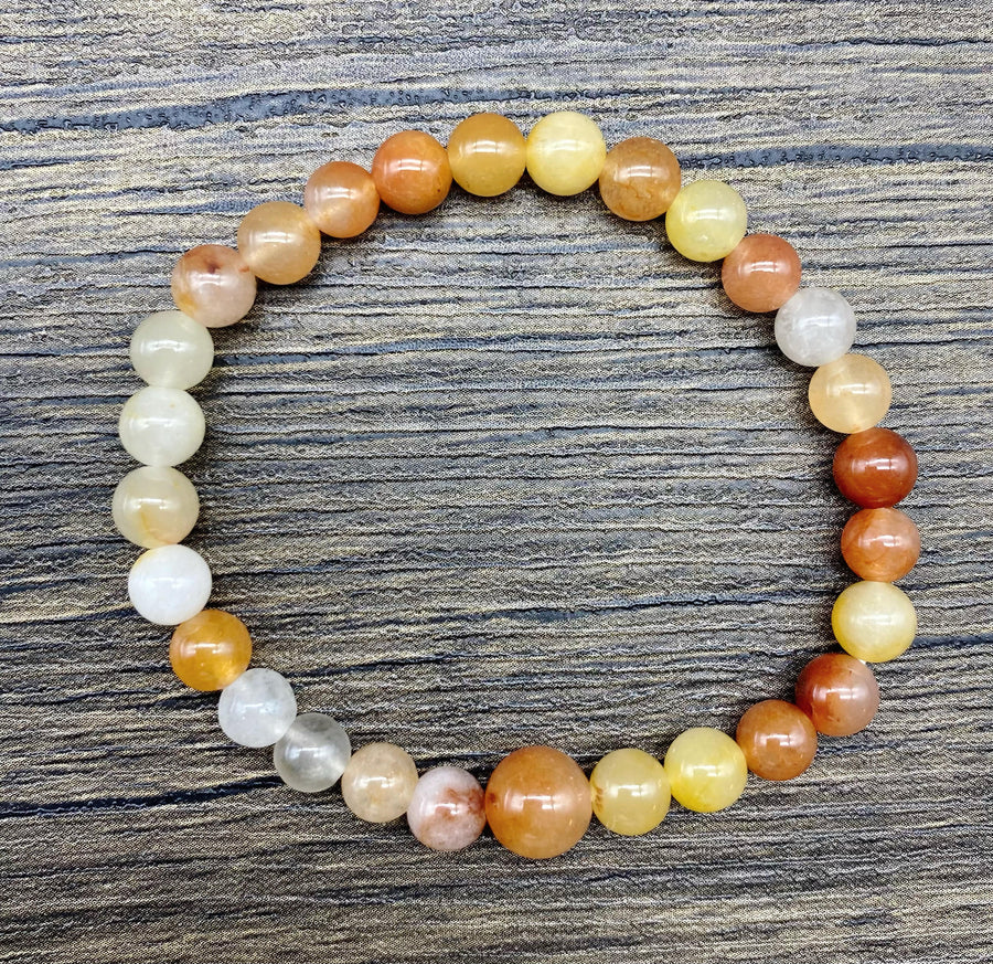 Mala Bracelet Rainbow Jade Small