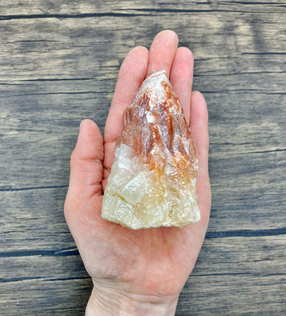 Red Calcite Large $20