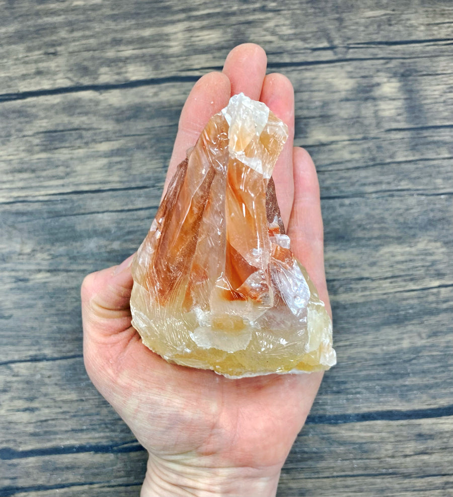 Red Calcite Large $30