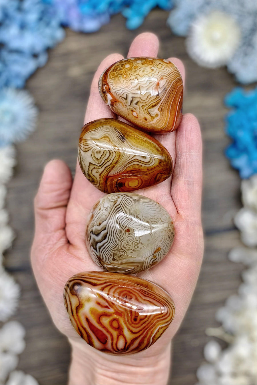 Sardonyx Palm Stone