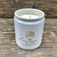 Sweet Bamboo White Ceramic Candle