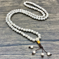 Mala 108 White Lotus Seed