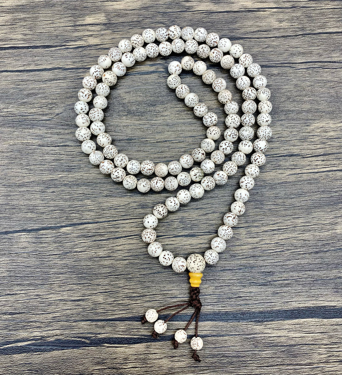 Mala 108 White Lotus Seed